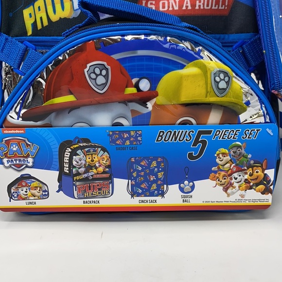Nickelodeon Paw Patrol 5 Piece Backpack Rescue Set - Picture 11 of 11